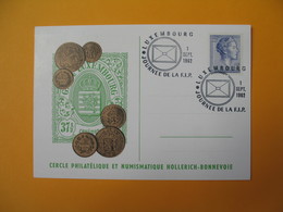 Luxembourg 1962  Grande-duchesse Charlotte - Journée De La F.I.P. - Macchine Per Obliterare (EMA)