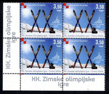 CROATIA 2006 Winter Olympics Block Of 4 MNH / **.  Michel 754 - Kroatien