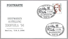 ZOOPHILA'94 - AVE - BIRD. Berlin 1994 - Mechanical Postmarks (Advertisement)