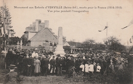 76 Yerville. Inauguration Du Monument Aux Morts - Yerville