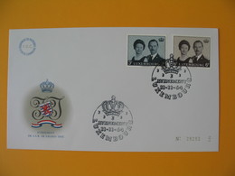 Enveloppe Luxembourg 1964  - N° 652 Et 653 Avènement Le Grand Duc - Maschinenstempel (EMA)