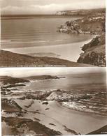 TWO REAL PHOTOGRAPHIC POSTCARDS CEANN-NA-BEINN SANDS & WHITEN HEAD AND SANGAMORE BAY DURNESS SUTHERLAND - Sutherland