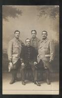 Carte Photo Soldats Du 17ème Et Sous-Officier Du 30 ème Régiment  - Non Circulée - Uniformes