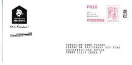 PAP Rep Fondation Abbé Pierre (n° 175002 PAP163) - Prêts-à-poster:Answer/Ciappa-Kavena