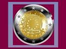 2 Euro Estland Estonia 2015 , 30 Jahre EU-Flagge, Aus Rollen, From Roll UNC  Today In Stock - Estonie