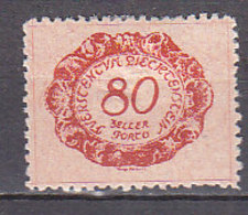 Q2596 - LIECHTENSTEIN TAXE Yv N°9 * - Postage Due