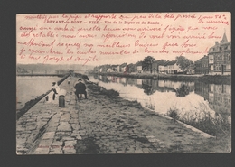 Devant-le-Pont / Visé - Vue De La Digue Et Du Bassin - Animation - 1910 - Visé