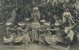 Stick Dancing By Nautch Dancers  Nude Men  Edit Platé 122 - Sri Lanka (Ceylon)