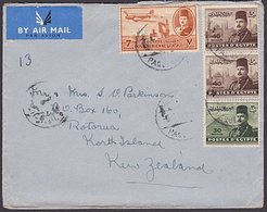 Egypt Paquebot - New Zealand 117ml Airmail Cover ORIENT LINE PSE - Poste Aérienne