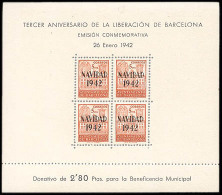 Barcelona 40/41 (*) HB.Liberación. 1942. Sin Goma - Barcelona