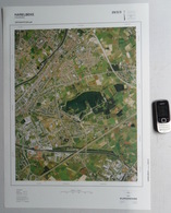 GROTE-LUCHT-FOTO HARELBEKE STASEGEM DEERLIJK KUURNE ZWEVEGEM ORTHOFOTOPLAN KAART 67x48cm PHOTO AERIENNE LUCHTFOTO R750 - Harelbeke