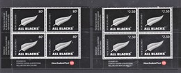 New Zealand 2014 ALL BLACKS Rugby Set Of 2 As Corner Blocks Of 4 MNH - Unused Stamps