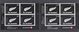 New Zealand 2014 ALL BLACKS Rugby Set Of 2 As Corner Blocks Of 4 MNH - Nuevos