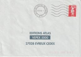 Secap Double Cercle BPM 610 1996 - Military Postmarks From 1900 (out Of Wars Periods)