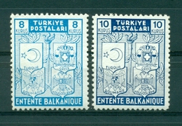 AC - TURKEY STAMP  -  The BALKAN ENTENTE MNH 01 JANUARY 1940 - Neufs