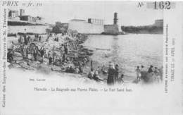 13-MARSEILLE- LA BAIGNADE AUX PIERRES PLATES, LE FORT SAINT JEAN - Non Classés