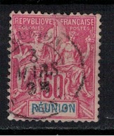 REUNION         N° YVERT  :     42    OBLITERE     ( OB   03/59  ) - Used Stamps