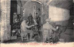 11-CASTELNAUDARY- CHATEAU DES CHEMINIERES- LES CAVES DE CHAMPAGNISATION, ATELIER DE DEGORGEAGE - Castelnaudary