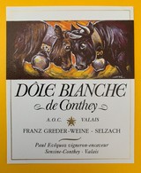 10631  - Dôle Blanche De Conthey Suisse Combats De Reines - Kühe