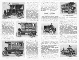 ESSAIS MILITAIRES D'AUTOMOBILES En 1900 Et CONCOURS  D'AUTOMOBILES   1901 - Veicoli