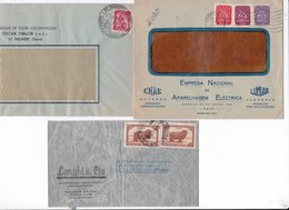 8 Enveloppes Envoyées à Une Usine Fabriquant Des Machines Outils Pour Usage Industriel - Fabriken Und Industrien