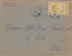 MADAGASCAR - LETTRE AMBATOLAMPY 4.9.1946 POUR LE GUÂ ISERE /1 - Briefe U. Dokumente