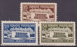 AC - TURKEY STAMP  -  ISTANBUL EXHIBITION MNH 01 OCTOBER 1949 - Ungebraucht