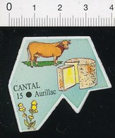 Magnet Le Gaulois Carte Géographique Département Cantal Fromage Vache Gentiane Agriculture 01-mag3 - Magnets