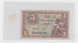 Billet De 5DM Pick 4  1948 - Other & Unclassified