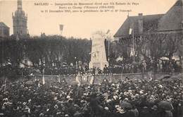 21-SAULIEU- INAUGURATION DU MONUMENT ELEVE AUX 134 ENFANTS DU PAYS - Saulieu