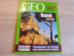 GEO Un Nouveau Monde : La Terre   N°276  -Rome Intime- - Géographie