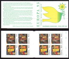 SWEDEN 1995 Europa: Peace And Freedom Booklet MNH / **.  Michel MH202 - 1981-..