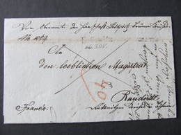 BRIEF Lettowitz Letovice - Raudnitz 1842 /// D*38800 - ...-1850 Vorphilatelie