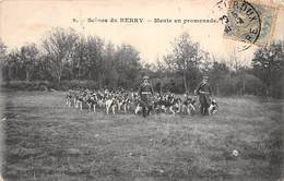 Berry Scène Ou Types Ou Au Pays    36        Chasse A Courre   Meute En Promenade       (voir Scan) - Andere & Zonder Classificatie