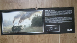 Kalender Eisenbahn - Tamaño Grande : 1981-90