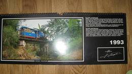 Kalender  - Eisenbahn - Grand Format : 1991-00