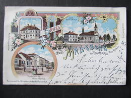 AK MALLEBARN B. STOCKERAU Korneuburg Litho Schwidernoch 1900 /// D*38867 - Stockerau