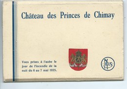 Chimay Château Des Princes Incendie Du 6 Et 7 Mai 1935 ( Pochette De 8 Cartes ) - Chimay