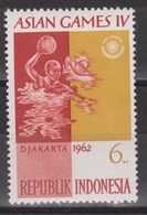 Indonesie Nr 348 MNH ; Waterpolo, Water Polo 1962 Asian Games : NOW MANY STAMPS INDONESIA VERY CHEAP - Water Polo