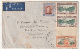 LETTRE - Nouvelle Zélande - Auckland Le 02/07/1947 Pour La France - Briefe U. Dokumente