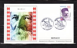 " HENRY DUNANT " Sur Enveloppe 1er Jour De MONACO De 2001. N° YT 2315. FDC - Henry Dunant