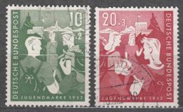 Germany 1952 Mi#153-154 Used - Used Stamps