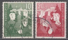 Germany 1952 Mi#153-154 Used - Used Stamps