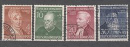 Germany 1952 Mi#156-159 Used - Used Stamps
