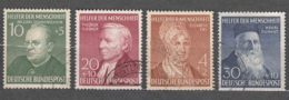 Germany 1952 Mi#156-159 Used - Used Stamps
