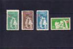 1958 TURKEY TURKISH SOCIETY FOR THE PROTECTION OF CHILDREN CHARITY STAMPS MNH ** - Timbres De Bienfaisance