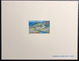 Andorre Epreuve De Luxe 1986 N°351 Le Lac D'Angonella TTB - Altri & Non Classificati