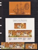 Australia 1970 Cook Bicentenary Set Of 6 + Minisheet MNH - Mint Stamps