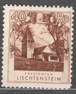 Liechtenstein 1930 Mi#101 C - Perforation 11 1/2 : 10 1/2, Mint Hinged - Neufs