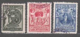 Liechtenstein 1932 Mi#116-118 Used - Gebruikt